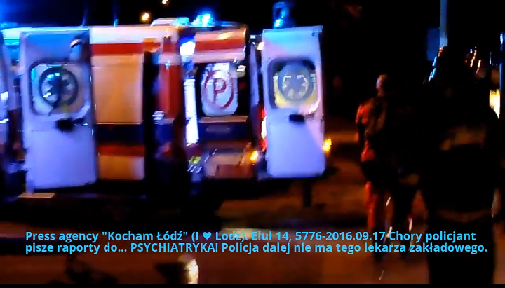 Read more about the article UWAGA! Chory policjant PiSze raporty do psychiatryka.