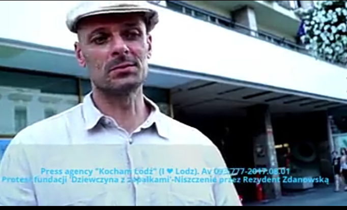 Read more about the article 2017.08.01 Protest fundacji ‘Dziewczynka z zapałkami’