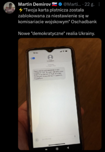 Tonący brzytwy się chwyta...
Poszukiwania ukraińskiego mięsa armatniego.