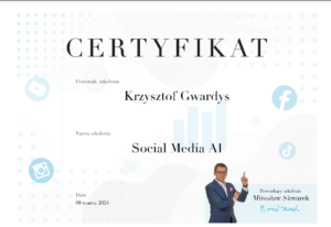 Czas szabatu czasem szkoleń.
Social Media AI.