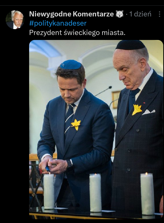 Read more about the article Prezydent świeckiego miasta.