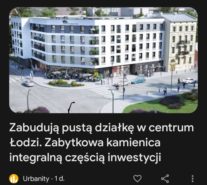 Read more about the article Nowa kamienica w Łodzi