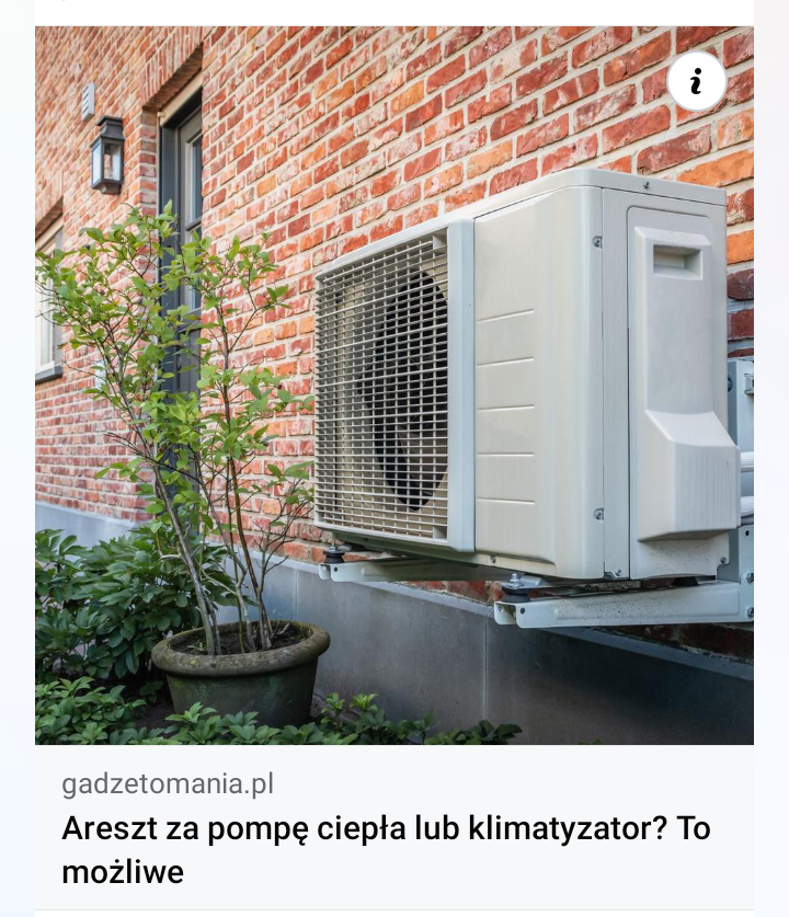 Read more about the article Areszt za pompę ciepła lub klimatyzator