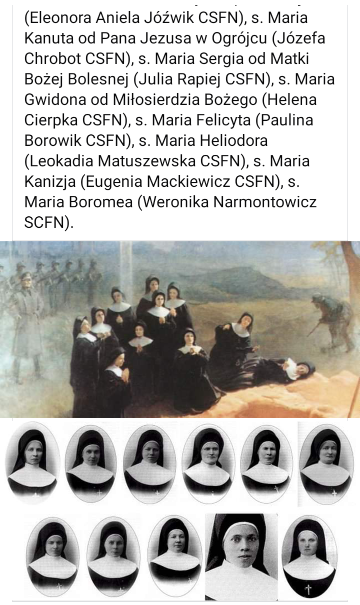 Read more about the article Rozstrzelanie sióstr nazaretanek