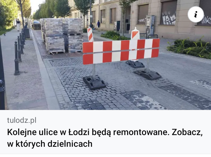 Read more about the article Kolejne ulice (Nowa i Tagore) do remontu