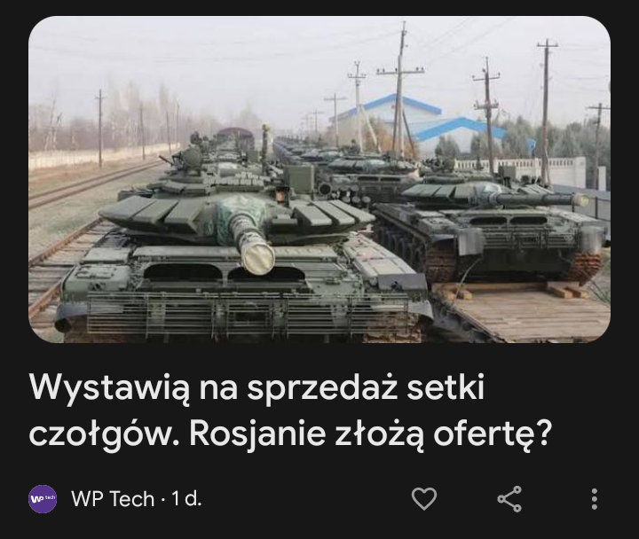 Read more about the article Indie sprzedają czołgi