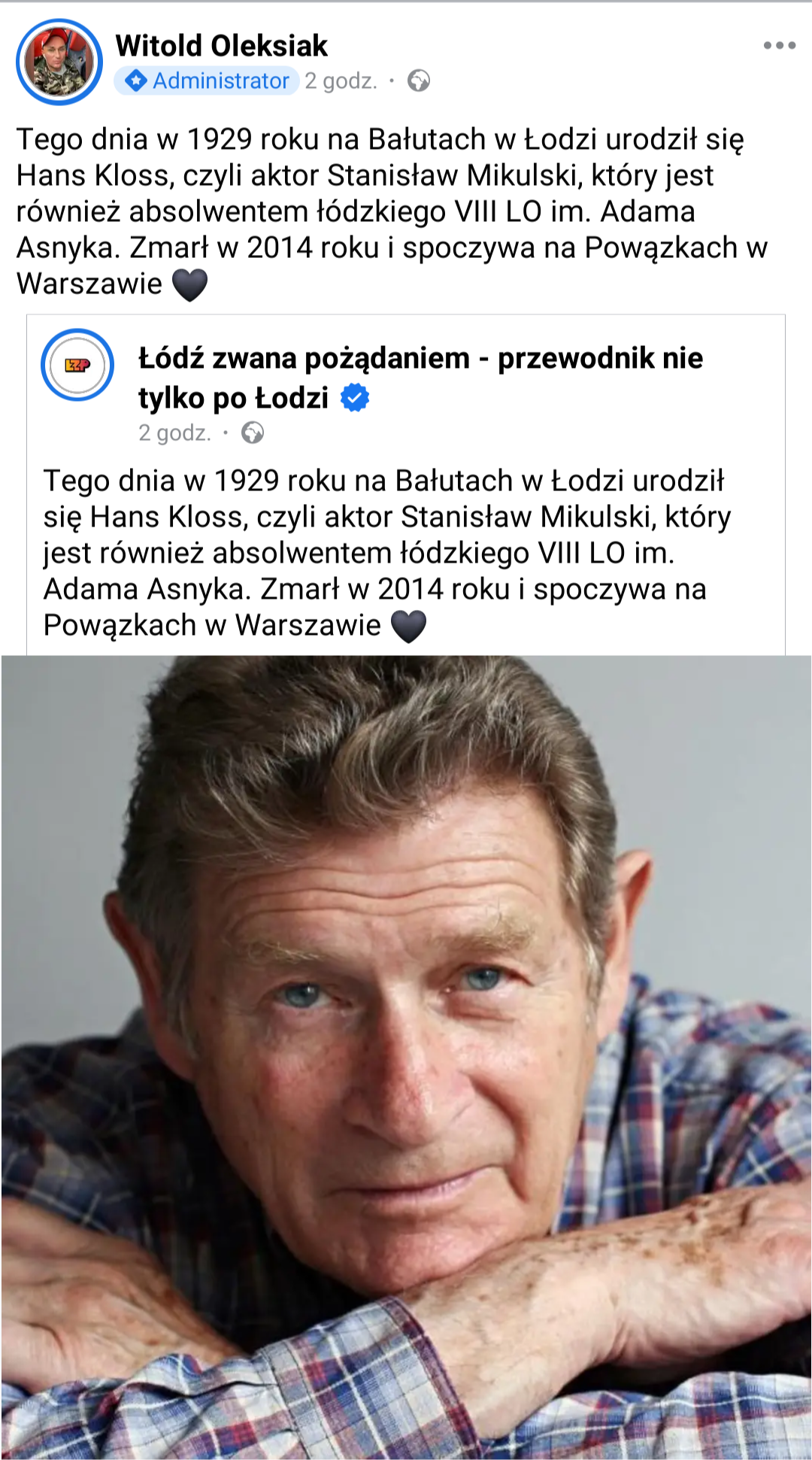 Read more about the article Urodziny Stanisława Mikulskiego