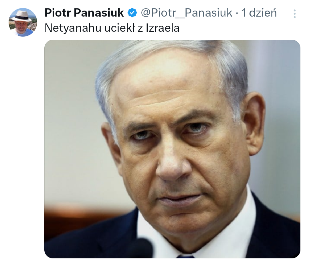 Read more about the article Bibi uciekł z Izraela