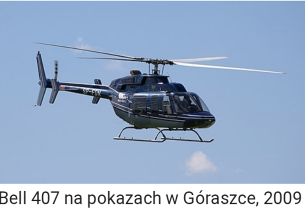 Read more about the article Nowy helikopter Bell 407 dla łódzkiej policji