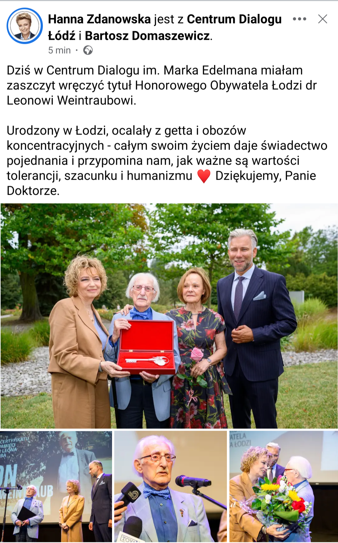 Read more about the article Honorowi obywatele Łodzi